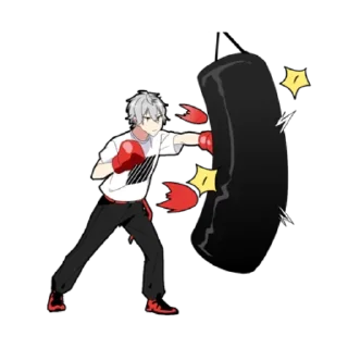 🤜 emoji Silent Boy 2 Telegram sticker 5 of 80