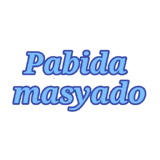 Sticker from Tamad mag type