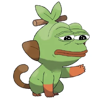🐵 emoji Pepemon @PokeSticker Telegram sticker 12 of 43
