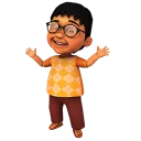 👐 emoji Upin Ipin Telegram sticker 5 of 9