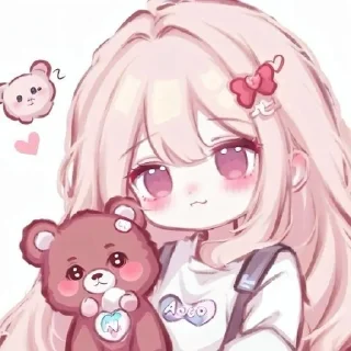 🌟 emoji Pookie Girl :: @Tomioka1314 Telegram sticker 23 of 30
