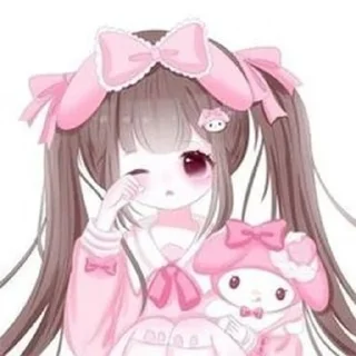 🌟 emoji Pookie Girl :: @Tomioka1314 Telegram sticker 21 of 30