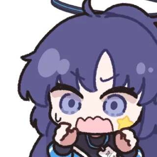 😱 emoji 蔚蓝档案！ @zhaxia_cn Telegram sticker 15 of 16