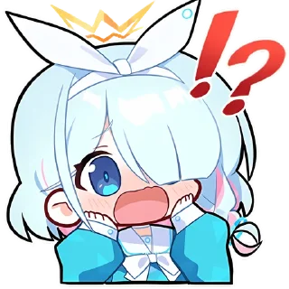 😦 emoji 蔚蓝档案 QQ @tsugumi42 Telegram sticker 13 of 97
