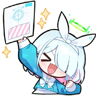 Sticker from 蔚蓝档案1 @zhaxia_cn