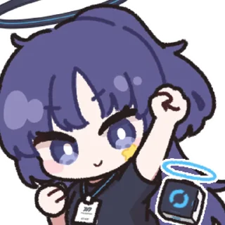 💪 emoji 蔚蓝档案！ @zhaxia_cn Telegram sticker 14 of 16