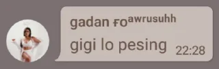 💋 emoji gadan bersabda Telegram sticker 8 of 10
