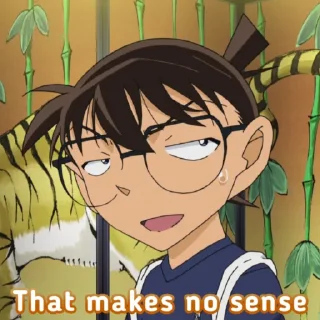😦 emoji CONAN EDOGAWA 2 Telegram sticker 12 of 120