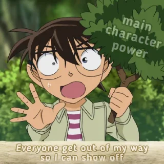 😎 emoji CONAN EDOGAWA 2 Telegram sticker 24 of 120