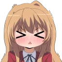 😣 emoji Aisaka Taiga Telegram sticker 19 of 33