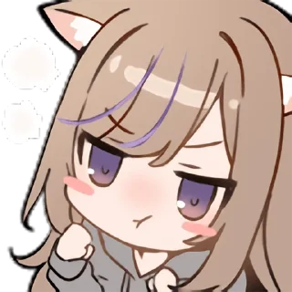 😠 emoji mafuyu Telegram sticker 14 of 22