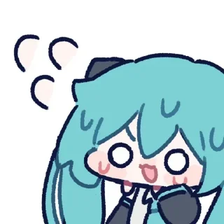 😅 emoji mikumiku @Man5say Telegram sticker 6 of 65