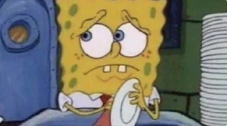 😞 emoji spongebob Telegram sticker 23 of 47