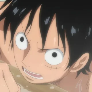 🍖 emoji Ꮺ ָ࣪  🍖 ۰ Luffy ִֶָ  ࣪ ᥫ᭡ @KazumiiAraa Telegram sticker 20 of 60