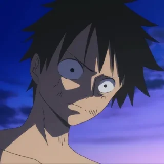 🍖 emoji Ꮺ ָ࣪  🍖 ۰ Luffy ִֶָ  ࣪ ᥫ᭡ @KazumiiAraa Telegram sticker 21 of 60
