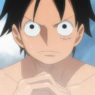 🍖 emoji Ꮺ ָ࣪  🍖 ۰ Luffy ִֶָ  ࣪ ᥫ᭡ @KazumiiAraa Telegram sticker 11 of 60