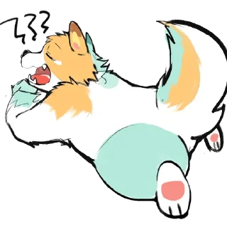 😪 emoji Gum Dog Telegram sticker 15 of 30