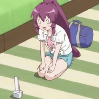 😩 emoji Yuru Yuri Scene [@Otakuzdream] Telegram sticker 17 of 50