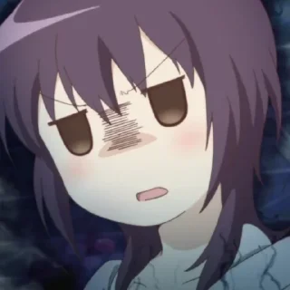 😏 emoji Yuru Yuri Scene [@Otakuzdream] Telegram sticker 8 of 50