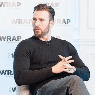 🔥 emoji Chris Evans @stickersmania Telegram sticker 2 of 94