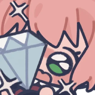 💎 emoji Anya Telegram sticker 15 of 42