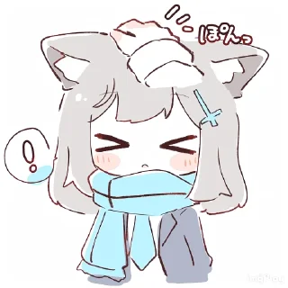 💖 emoji 💖砂狼シロコ💖 @DimensionID Telegram sticker 6 of 21