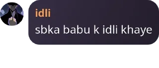Sticker from Idli and others
