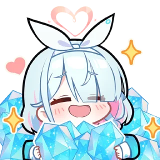 😁 emoji ブルーアーカイブ/Blue Archive/碧蓝档案/蔚蓝档案/블루 아카이브 sticker包 @Uindobureka Telegram sticker 5 of 105