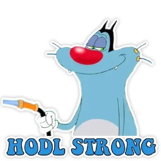 ✊ emoji $OGGY LOVER BY @myyung79 Telegram sticker 9 of 36