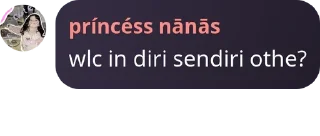 Sticker from princess