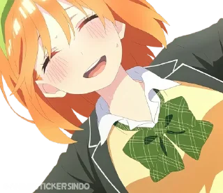🍊 emoji Nakano Yotsuba ➜ @AnimeStickersIndo Telegram sticker 15 of 25