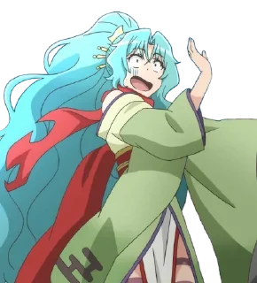 😱 emoji Tomoe • @animee_stickers Telegram sticker 7 of 25