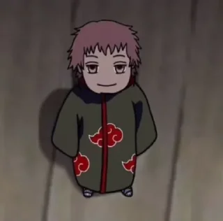 ☺️ emoji Mini Akatsuki Telegram sticker 5 of 11