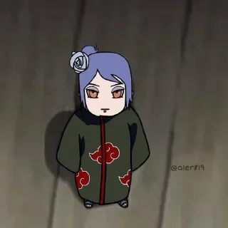 😞 emoji Mini Akatsuki Telegram sticker 8 of 11