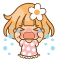 😭 emoji twin blonde Telegram sticker 17 of 100