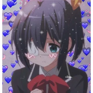 💜 emoji Rikka - @Otakuzdream Telegram sticker 16 of 75