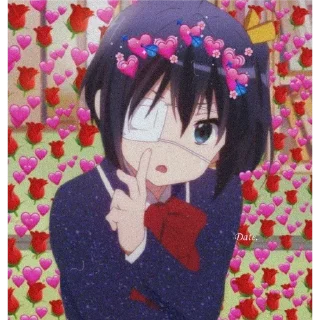 ❤️ emoji Rikka - @Otakuzdream Telegram sticker 17 of 75