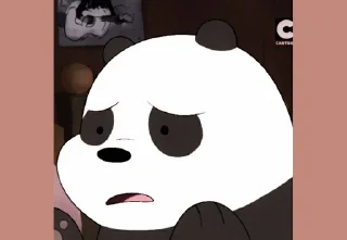 Sticker from we bare bears ⎙ ꩜  @RYUTHEJINS
