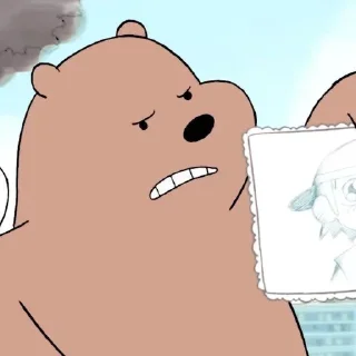 Sticker from We Bare Bears ,, @masalalusamadia