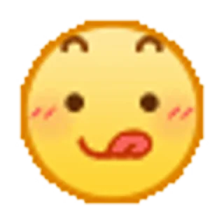 😋 emoji QQ表情包¹ @Katak66 Telegram sticker 22 of 50