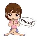 🙏 emoji @tikelmu About Anna Telegram sticker 4 of 41