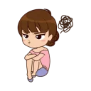 😨 emoji @tikelmu About Anna Telegram sticker 7 of 41