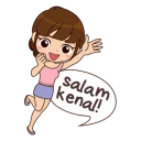 🙋 emoji @tikelmu About Anna Telegram sticker 2 of 41