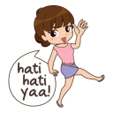 😑 emoji @tikelmu About Anna Telegram sticker 15 of 41