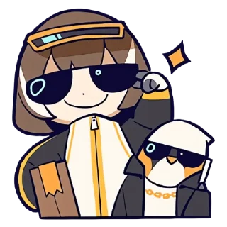 😎 emoji 明日方舟 / Arknights ⑨ Telegram sticker 8 of 111