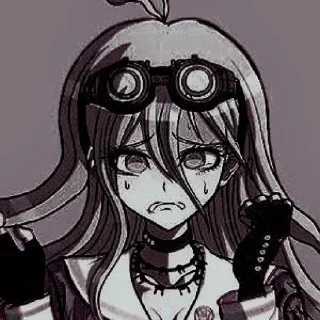 🎲 emoji miu iruma ; @yourtikel Telegram sticker 10 of 25