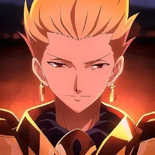 🙂 emoji Gilgamesh @Hanim1O Telegram sticker 7 of 120