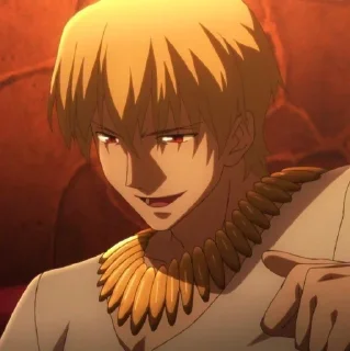 🙂 emoji Gilgamesh @Hanim1O Telegram sticker 16 of 120