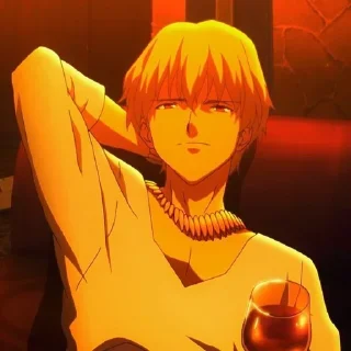 🙂 emoji Gilgamesh @Hanim1O Telegram sticker 18 of 120