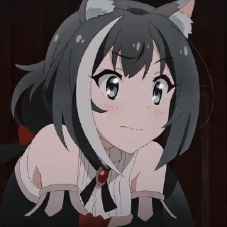 💜 emoji Kyaru Momochi @Relaynime Telegram sticker 13 of 20